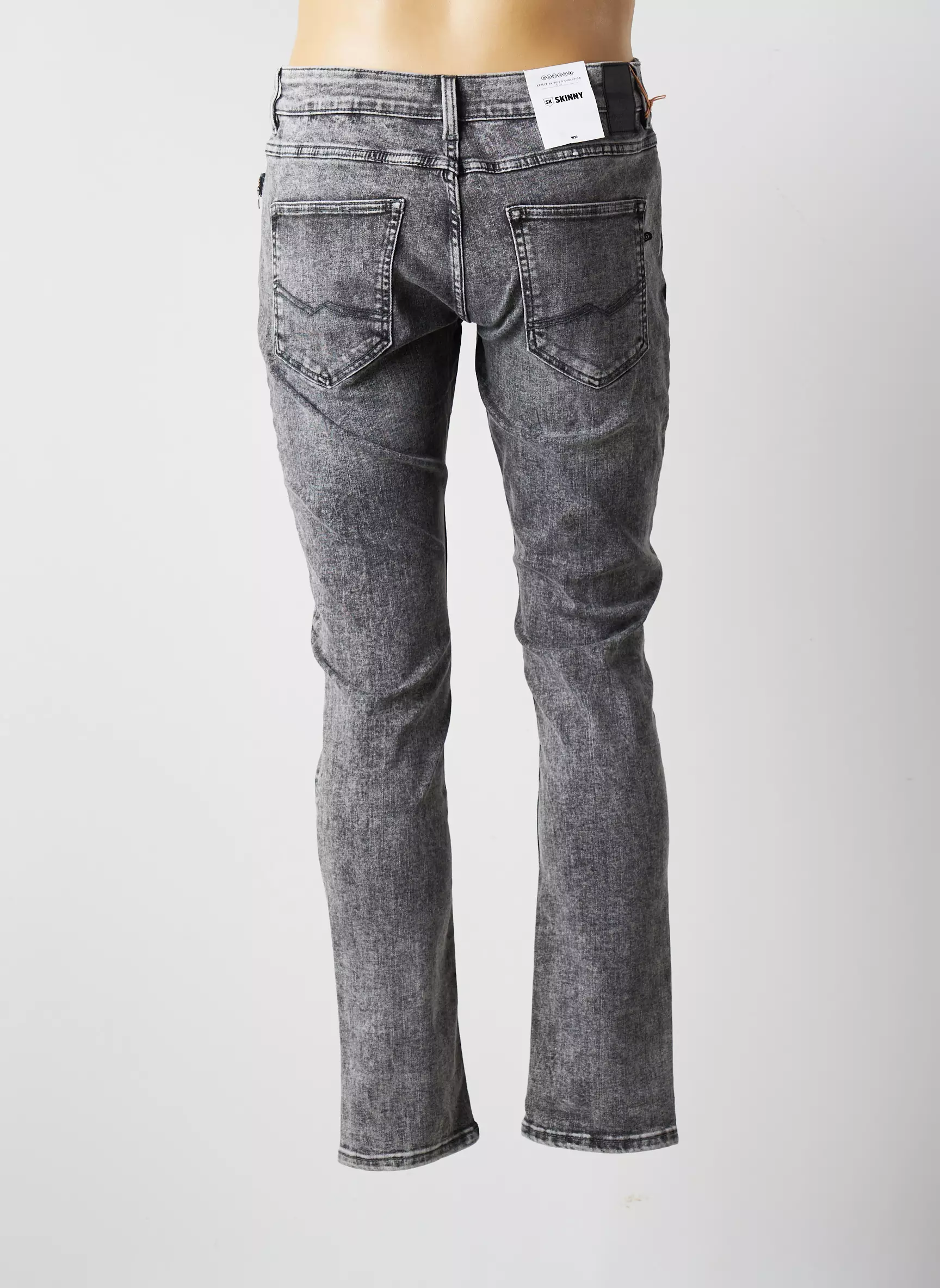 Bonobo Jeans Skinny Homme couleur gris