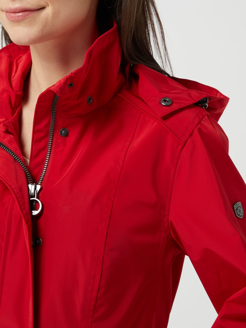 Funktionsjacke mit Label-Applikation Modell 'TOUJOURS 382' in rot