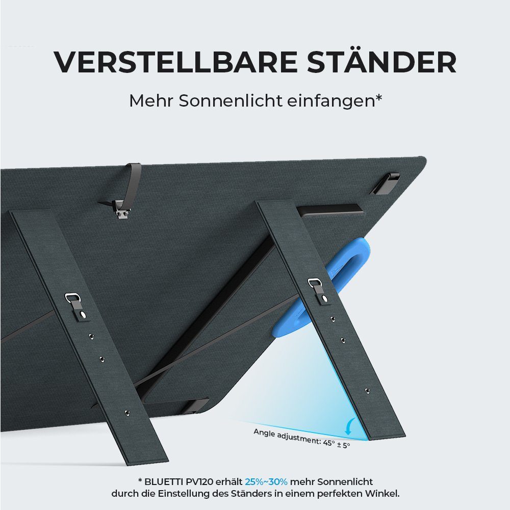 BLUETTI Stromerzeuger Solar Generator Kit EB3A 600W mit 120W Solarpanel, (1-tlg., 268Wh LiFePO4)