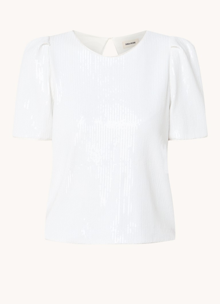 Zadig&Voltaire  Tchao top met pailletten
