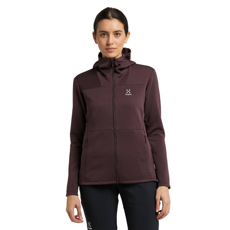Haglöfs Willow Mid Hood Fleecejacke Damen