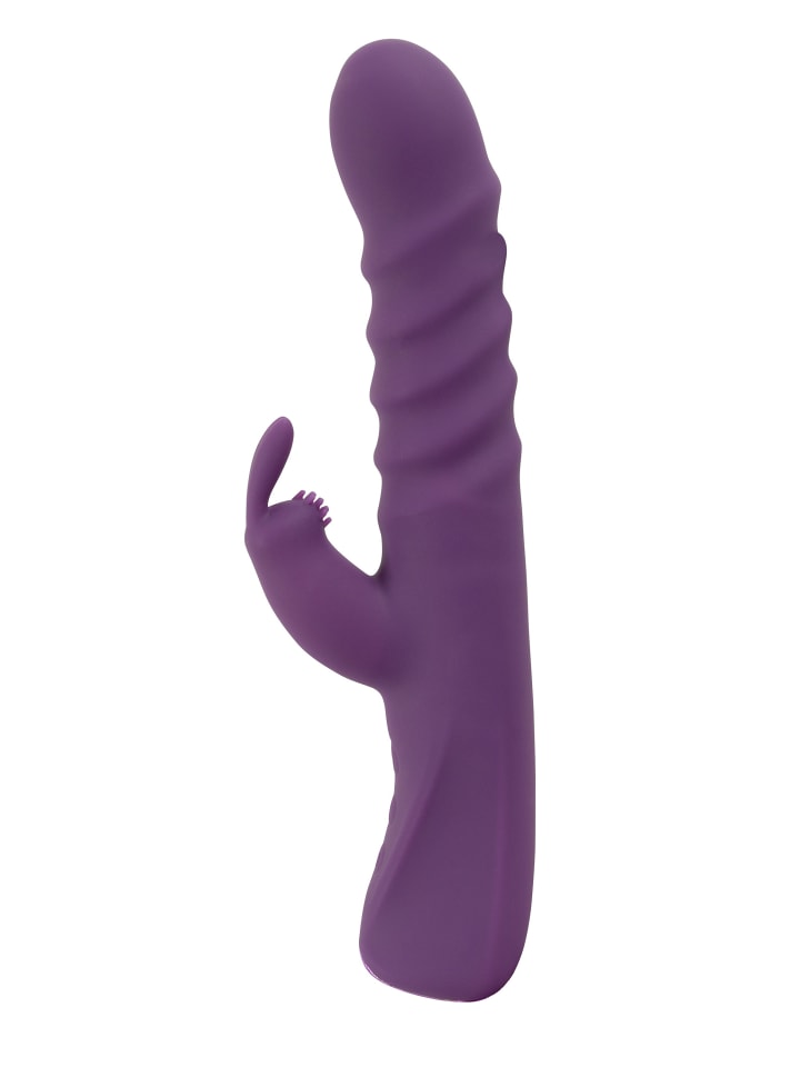Javida Rabbitvibrator 2 Function Rabbit Vibrator in lila günstig kaufen 24 cm