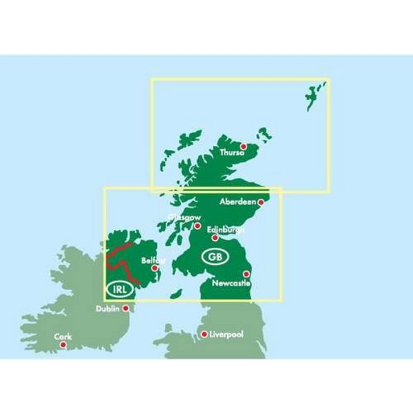 Schottland, Nordengland 1 : 400 000. Autokarte - Straßenkarte