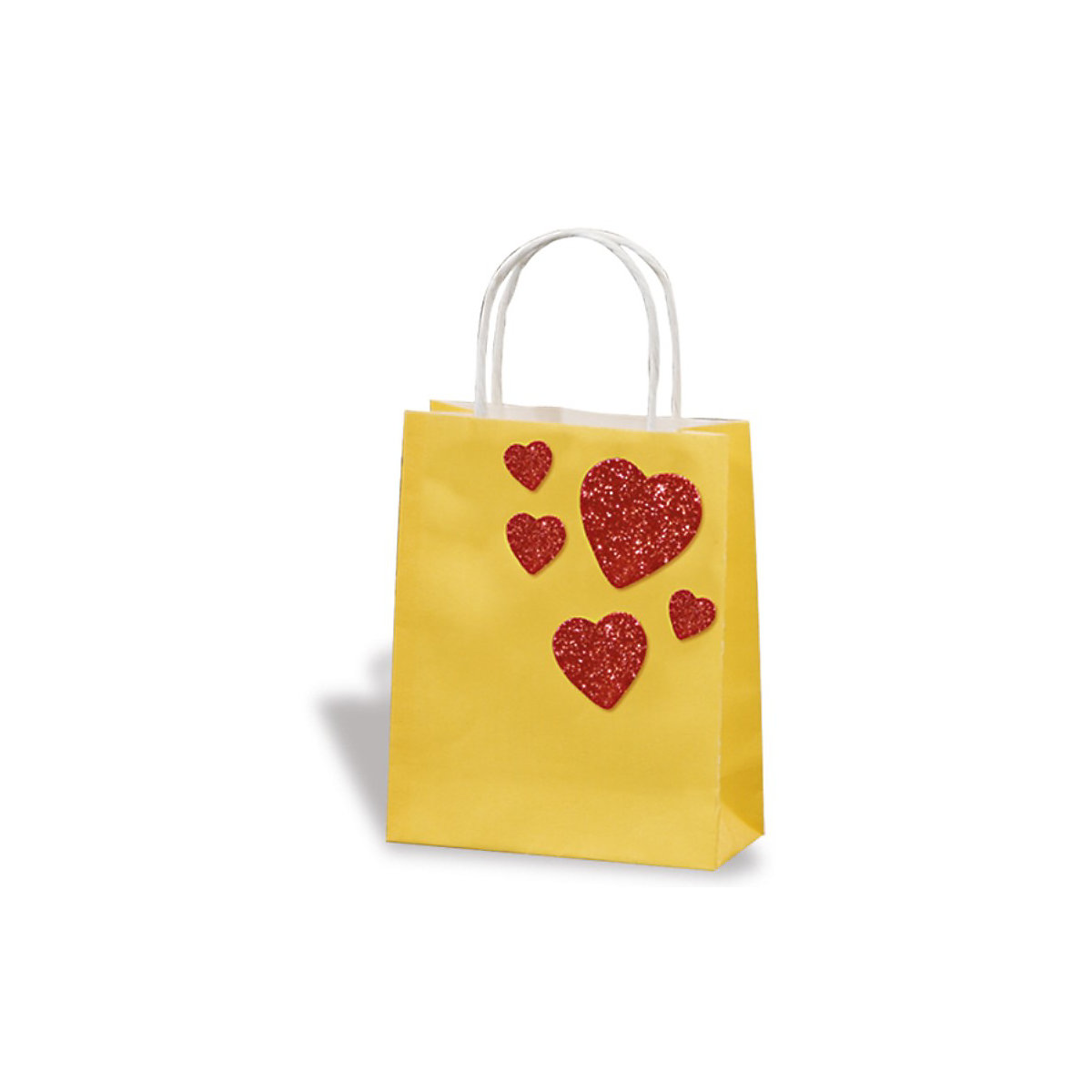 Papier-Geschenktüten 18 x 21 cm, 7 Stück farbig sortiert
