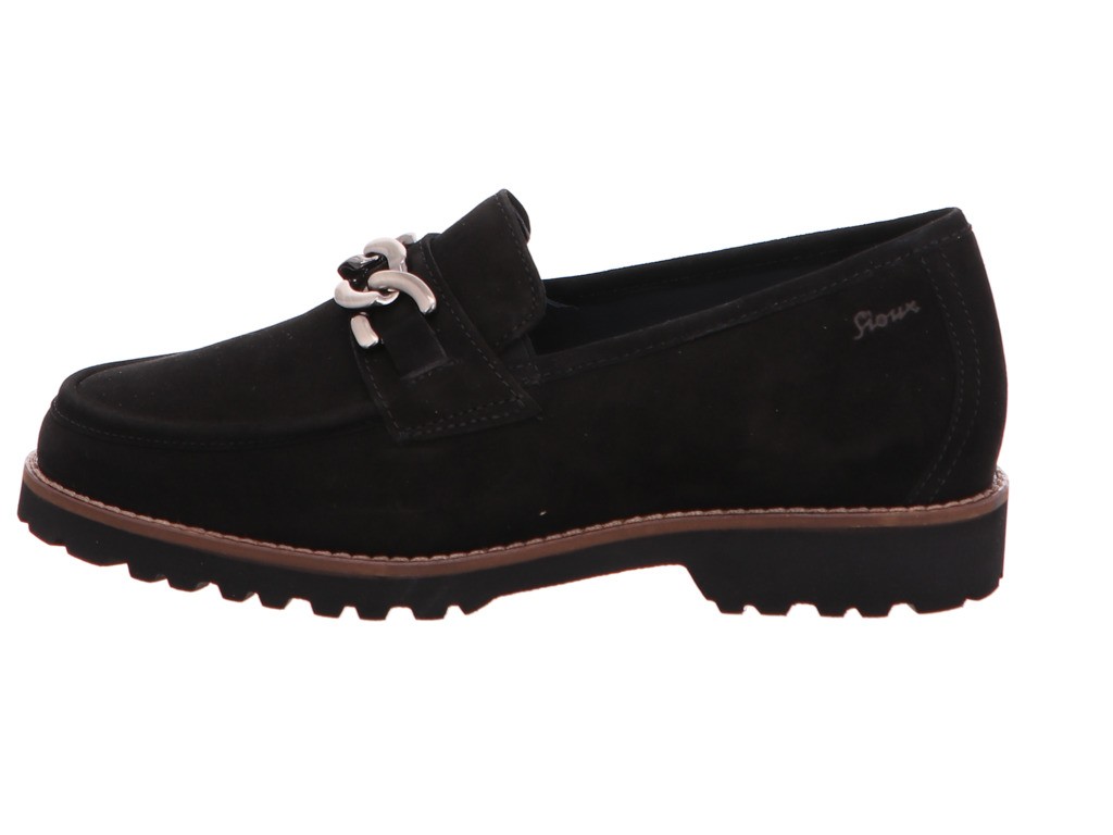 SIOUX Sportliche Slipper schwarz MEREDITH