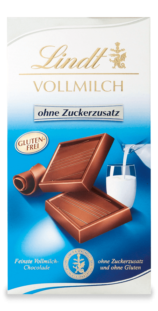 Vollmilch ohne Zuckerzusatz, 100g