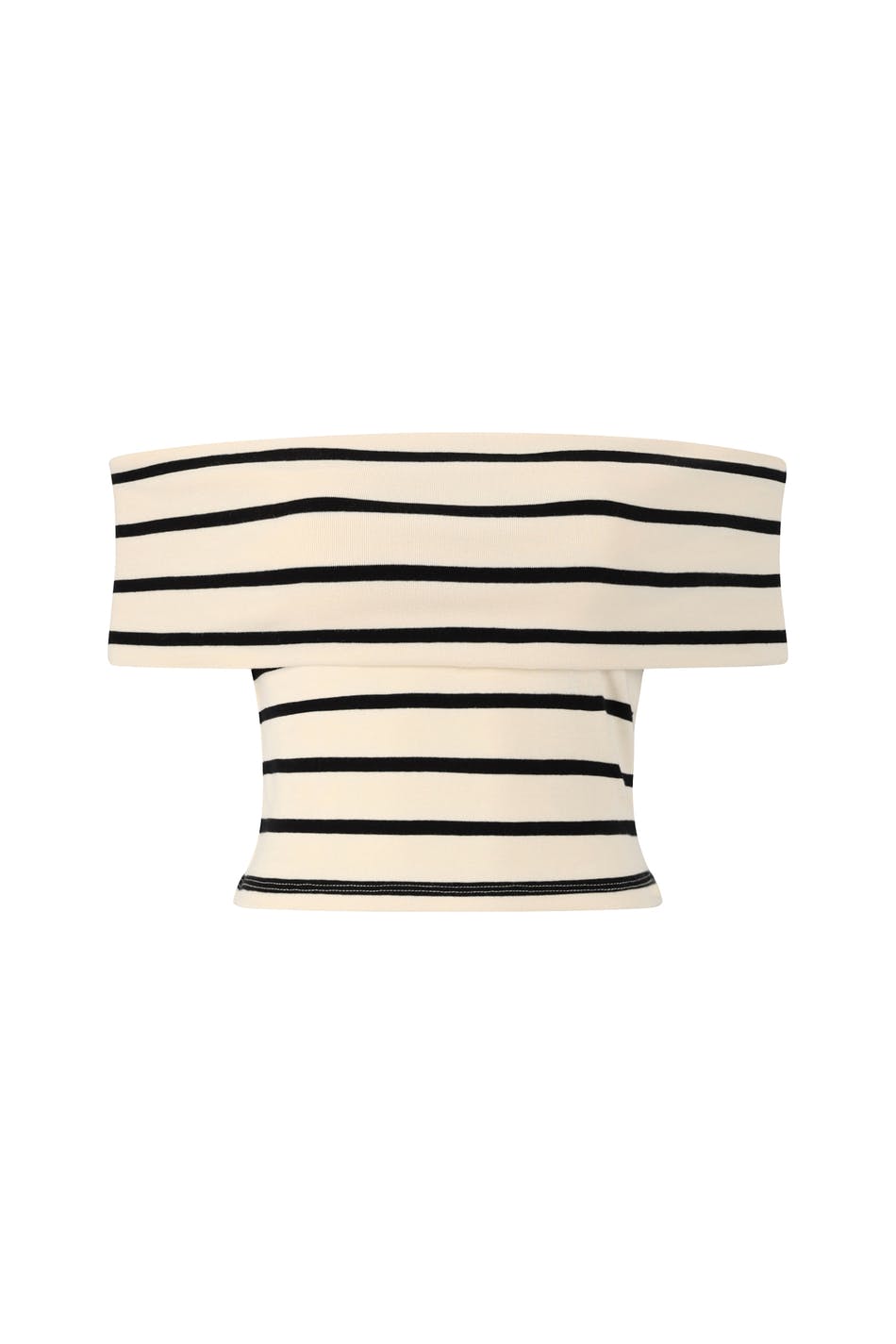 Folded off shoulder top