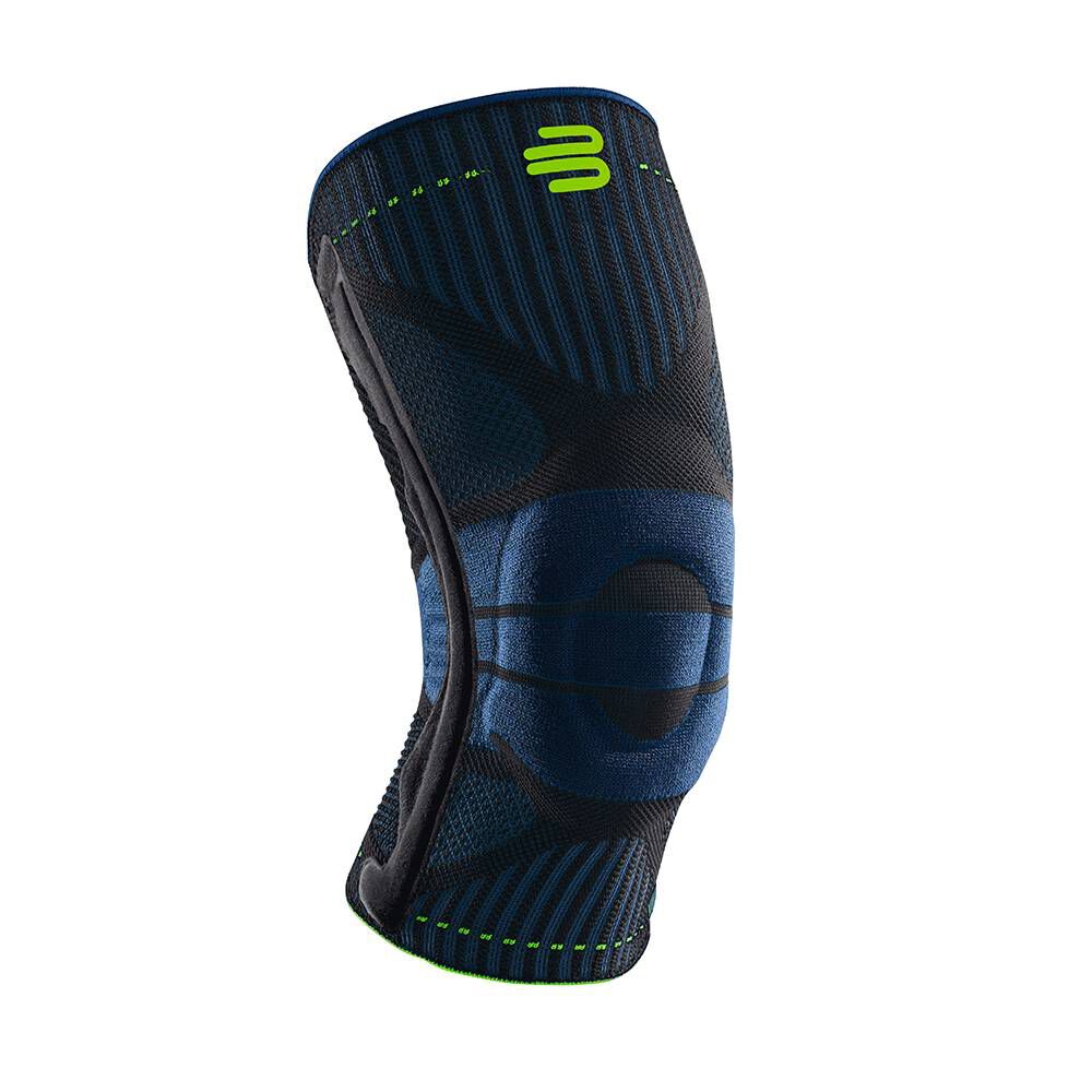Sports Knee Support Kniebandage - Schwarz, Dunkelblau