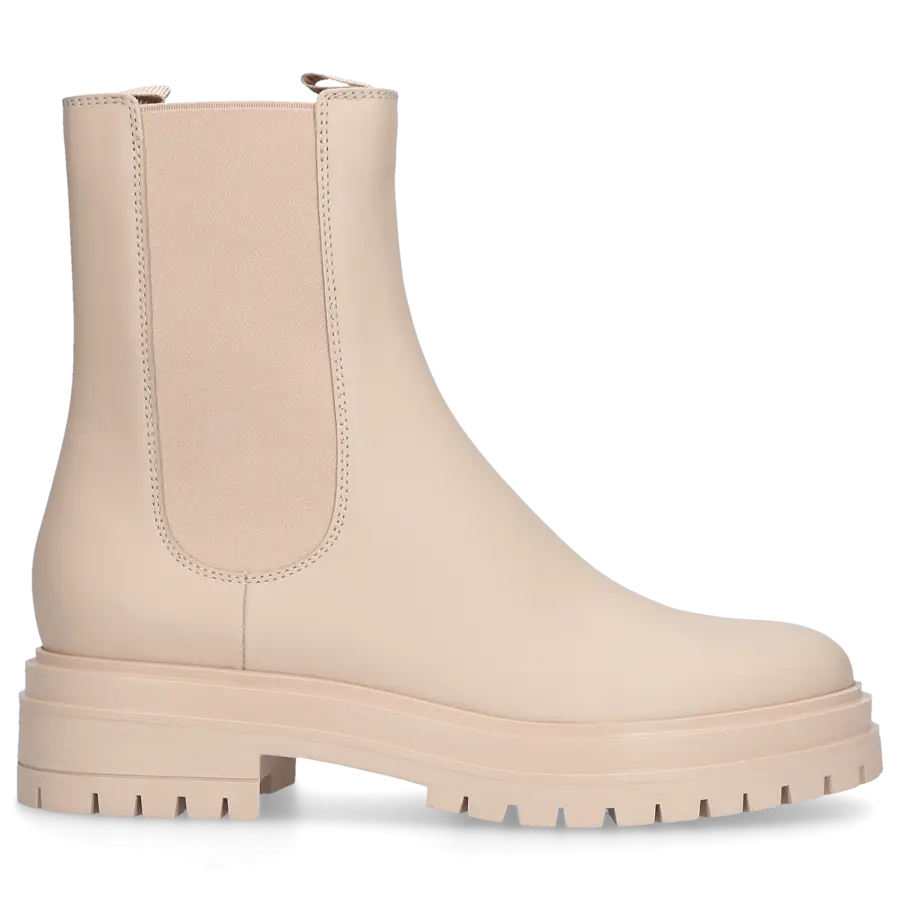 Gianvito Rossi - Chelsea Boots CHESTER Kalbsleder - beige