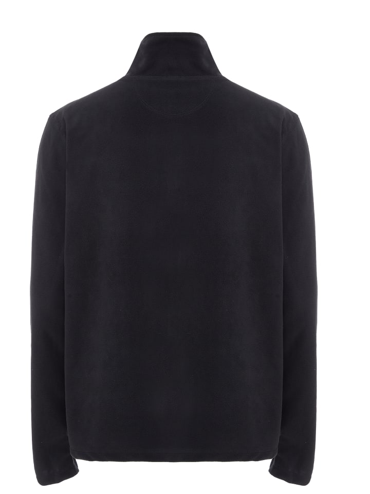 Bridgeport Fleecepullover in Schwarz günstig kaufen