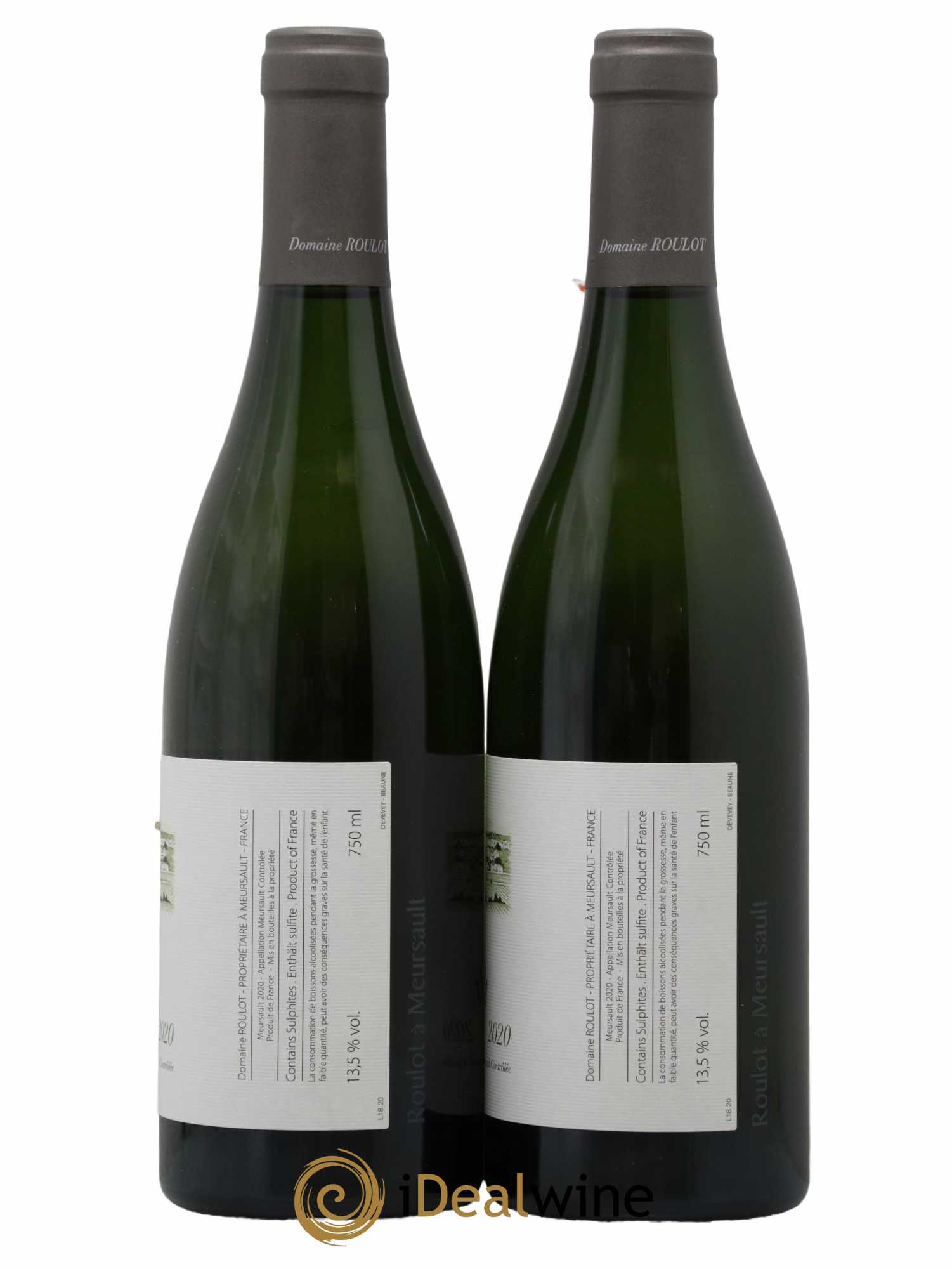 Meursault Roulot (Domaine)  2020 - Lot de 2 Bouteilles