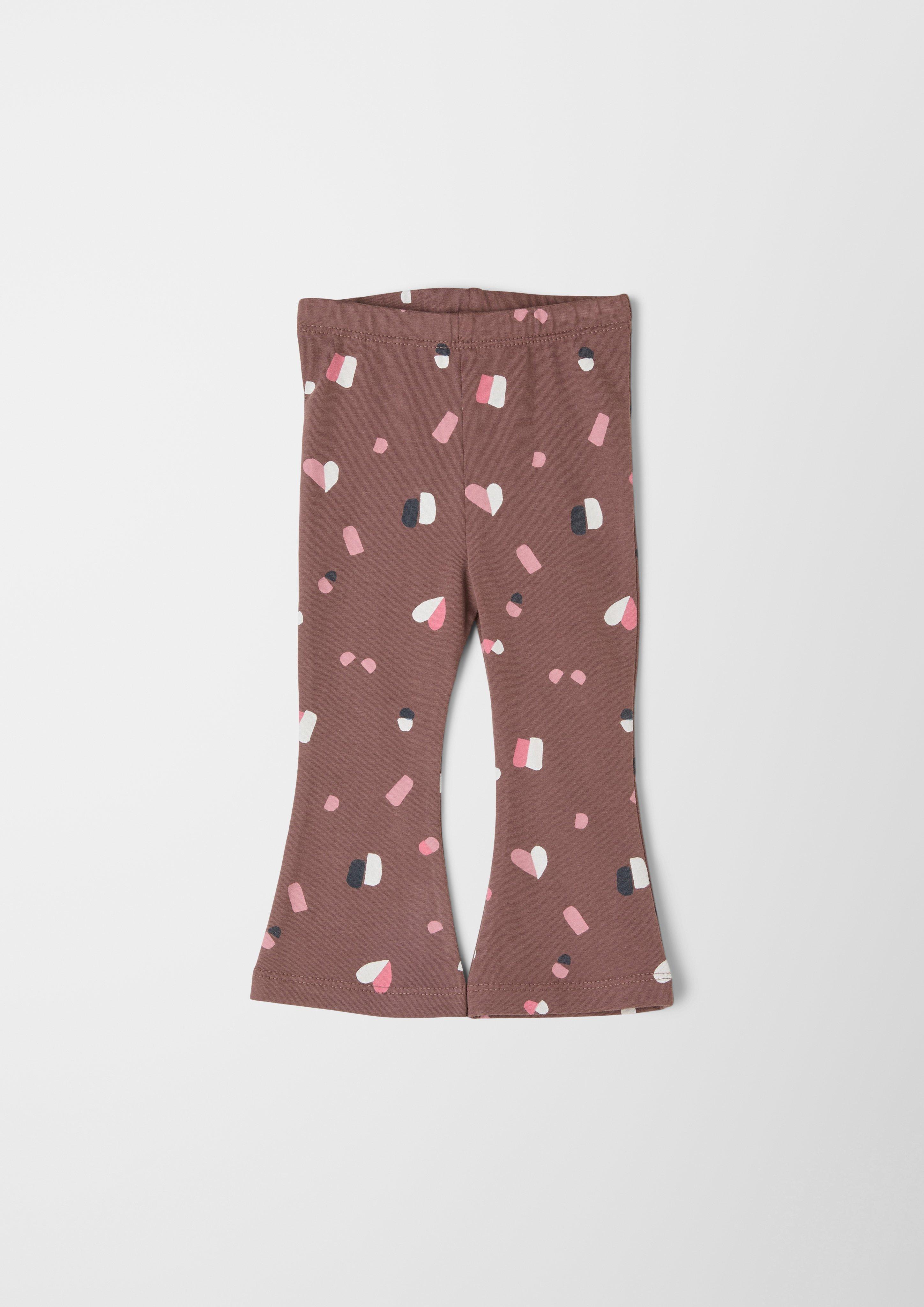 Musterleggings mit Flared leg  2119924-47A4