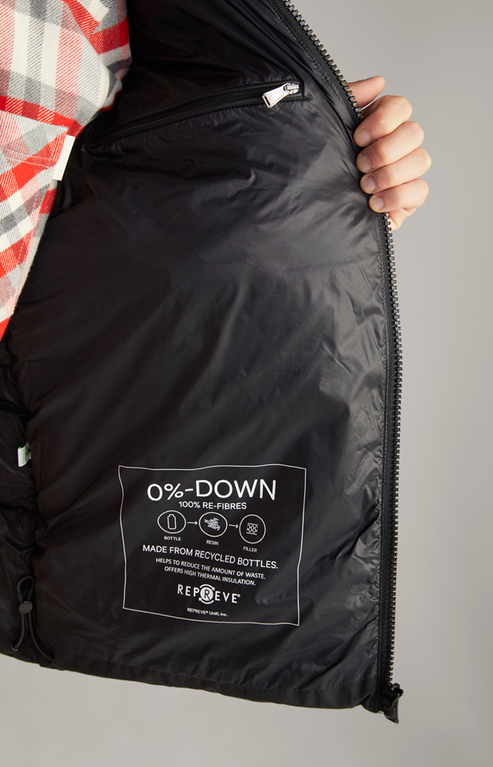 Steppjacke Joshas in Schwarz