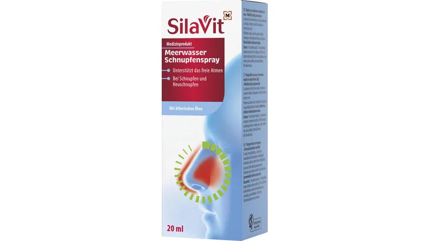 SilaVit Schnupfenspray Meerwasser 20 ml