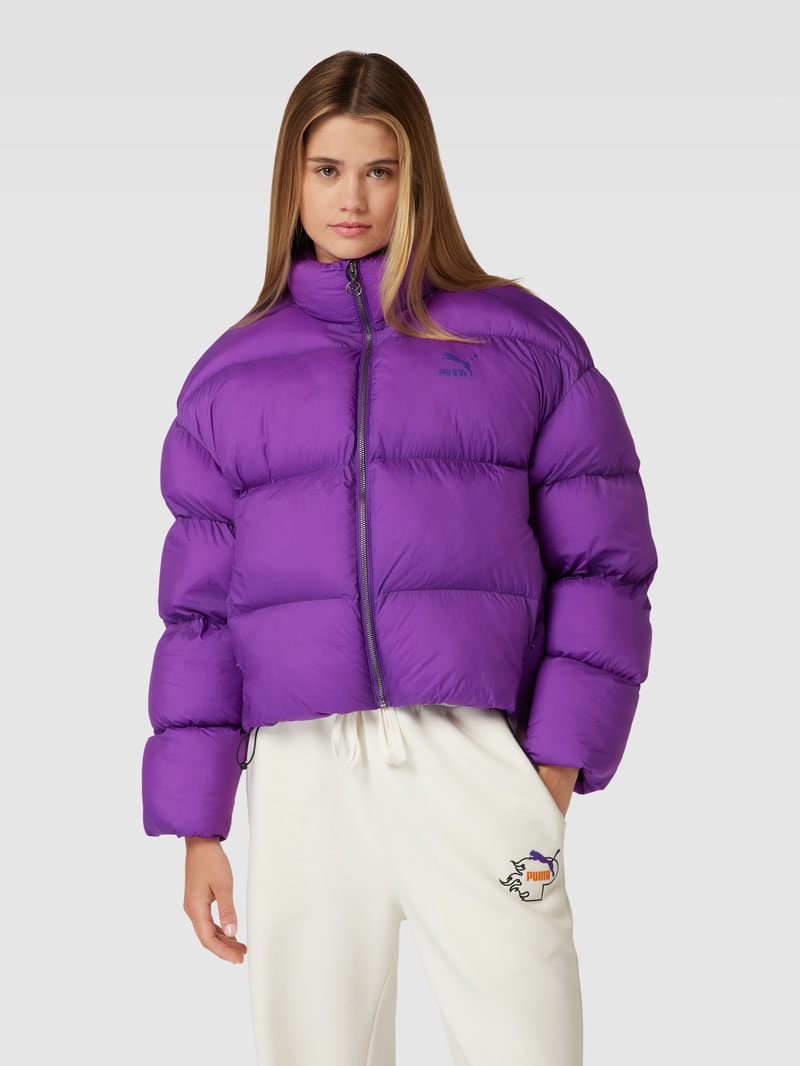 Steppjacke mit Label-Print - PUMA X P&C* in lila