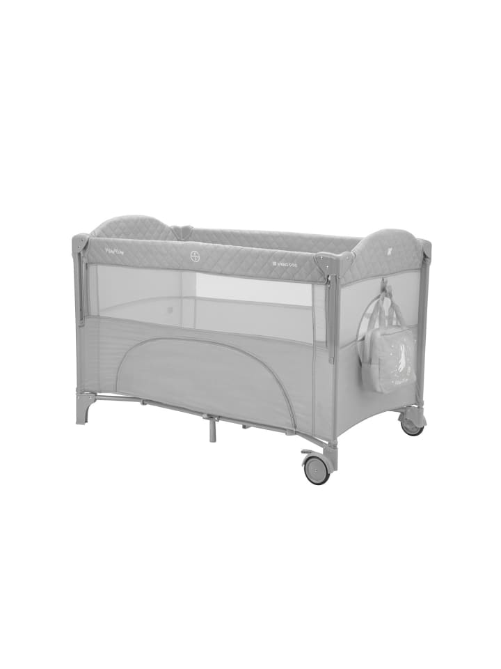Kikkaboo Reisebett Milky Way in grau günstig kaufen 60x120 cm