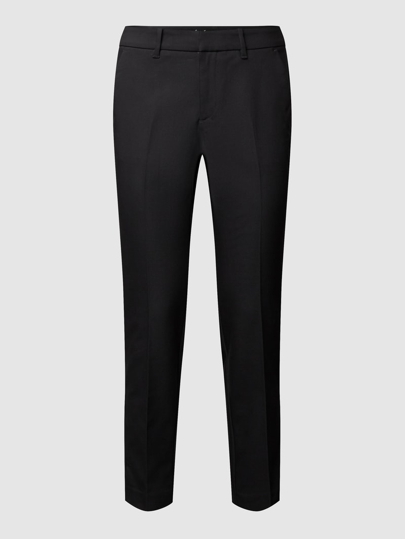 Slim Fit Chino mit Stretch-Anteil in schwarz