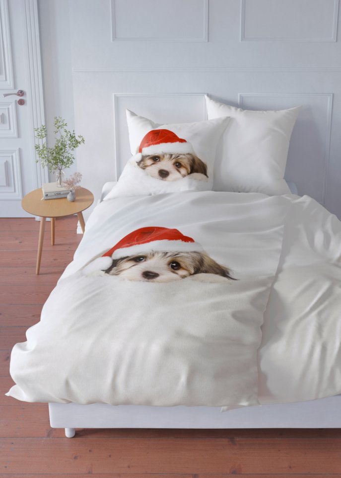 Wendebettwäsche mit Hund