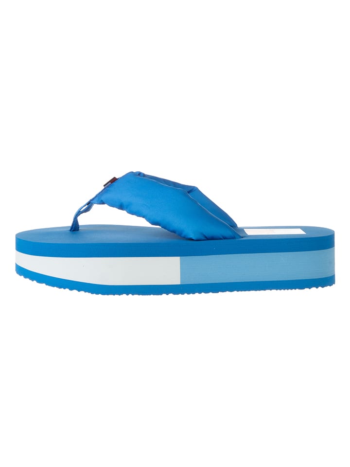 Tommy Hilfiger Shoes Zehentrenner in Blau günstig kaufen