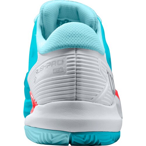 DAMEN TENNISOUTDOORSCHUHE RUSH PRO ACE CLAY W SCUBA BLUE/WH/FIERY