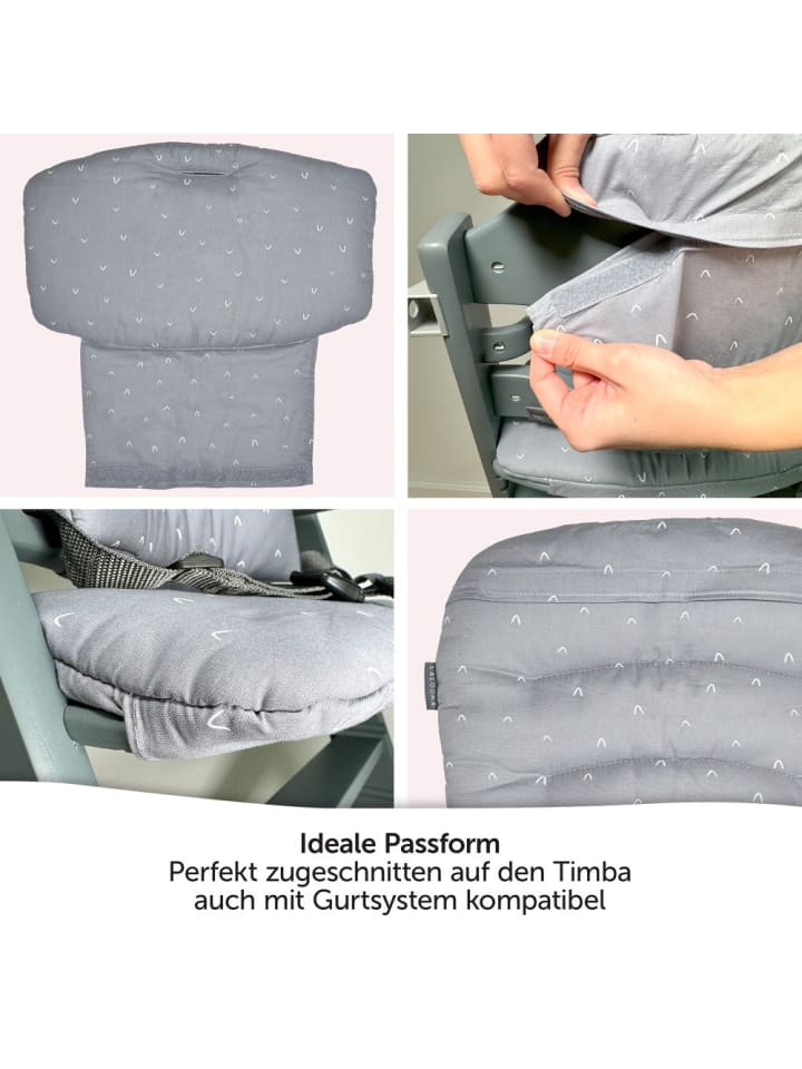 LaLoona Sitzkissen / Hochstuhlauflage für bebeconfort Timba in grau günstig kaufen onesize