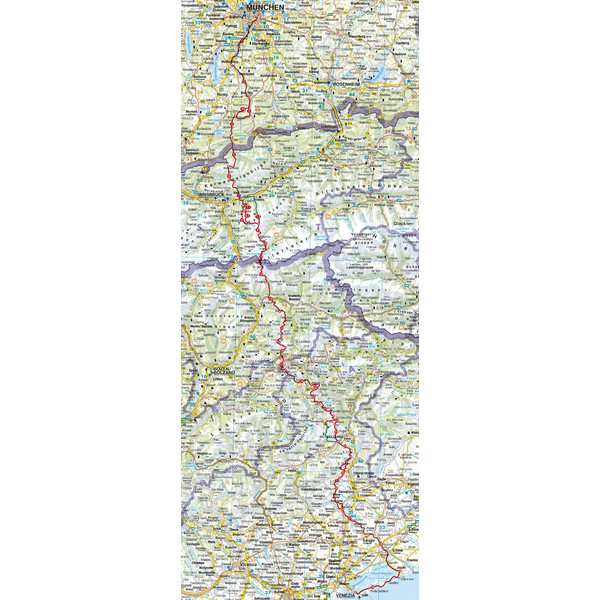 BVR MÜNCHEN-VENEDIG - Wanderführer