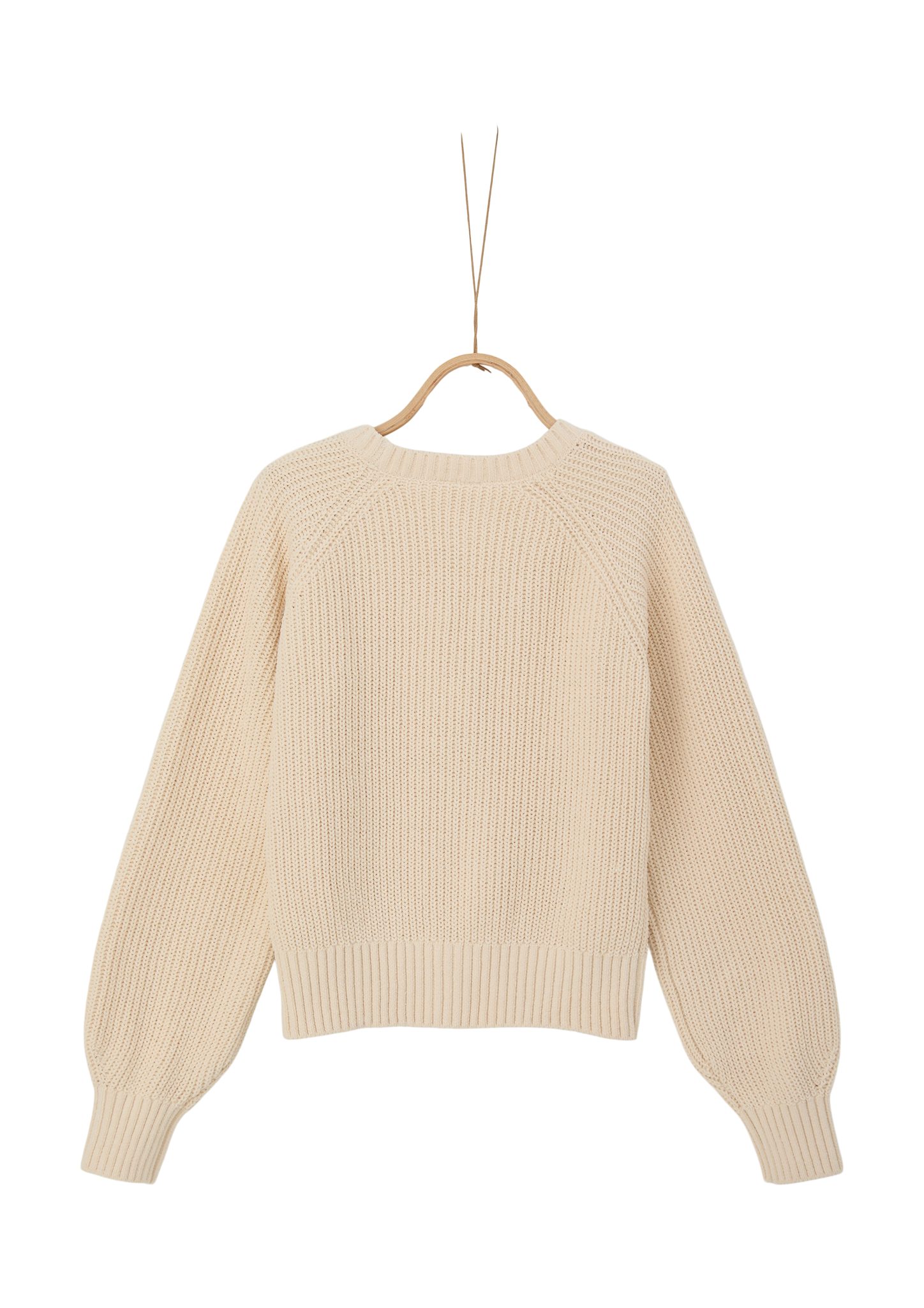 s.Oliver Strickjacke Strickjacke mit Rippstruktur