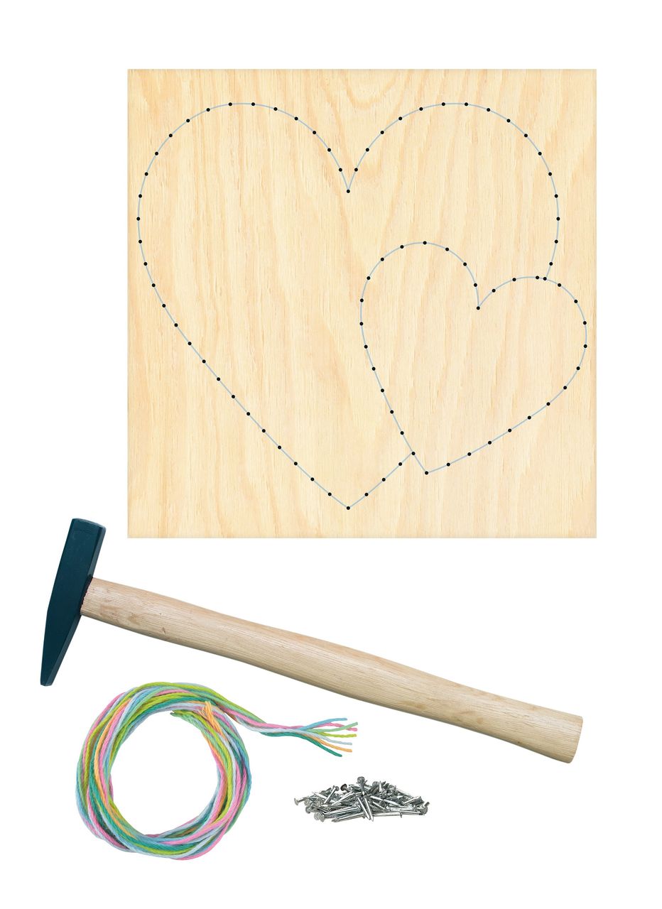 PEBARO Nagelbild-Set Herz
