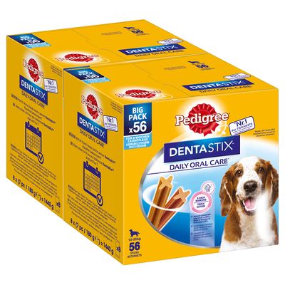 112 x Pedigree Dentastix Tägliche Zahnpflege/ Fresh Tägliche Frische