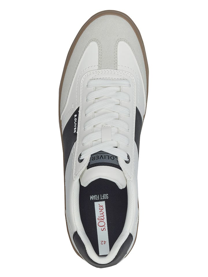 s.Oliver Sneakers in Weiß/ Schwarz günstig kaufen