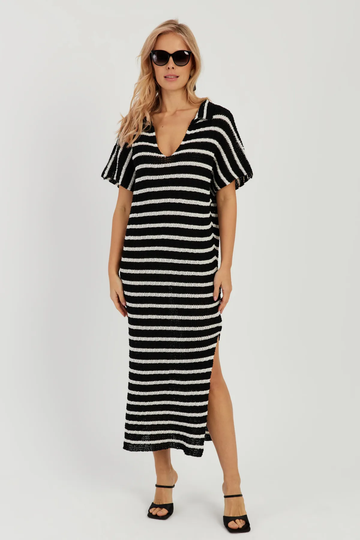 Cool & Sexy  Kleid - Schwarz - A-Linie