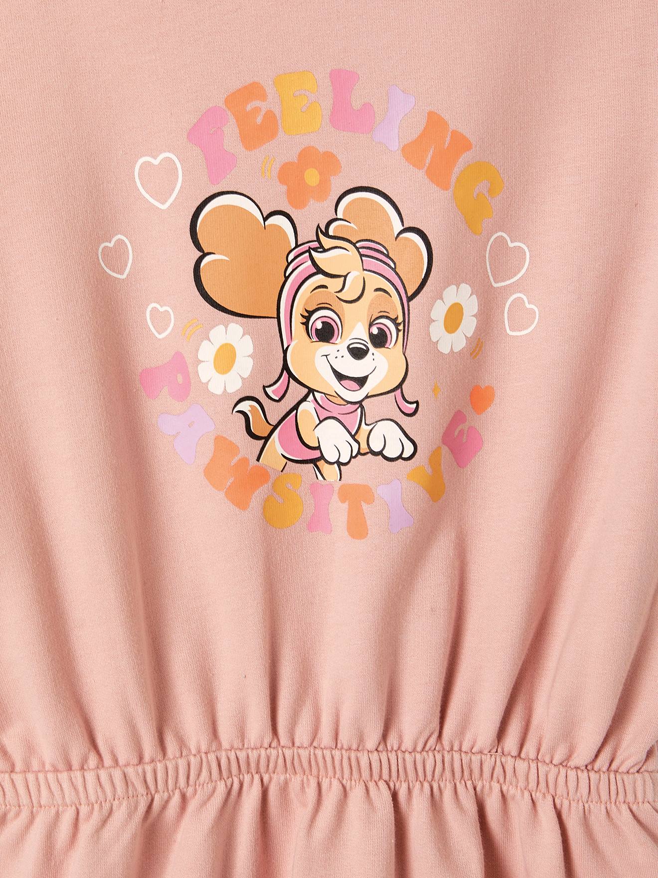 Paw Patrol Kinder Sweatkleid PAW PATROL - pudrig rosa
