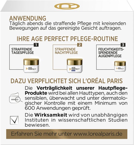 L'Oréal Paris Age Perfect Pro-Kollagen Experte Straffende Nachtcreme