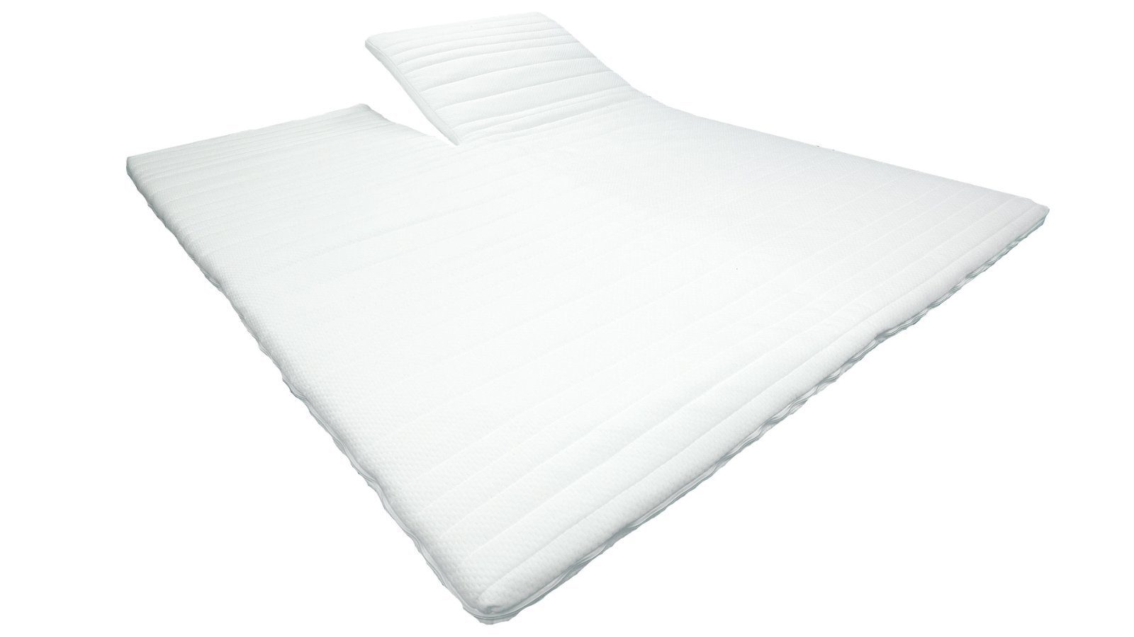 Topper Split-Topper Komfortschaum, AM Qualitätsmatratzen, 6 cm hoch, Komfortschaum, 160x200 cm