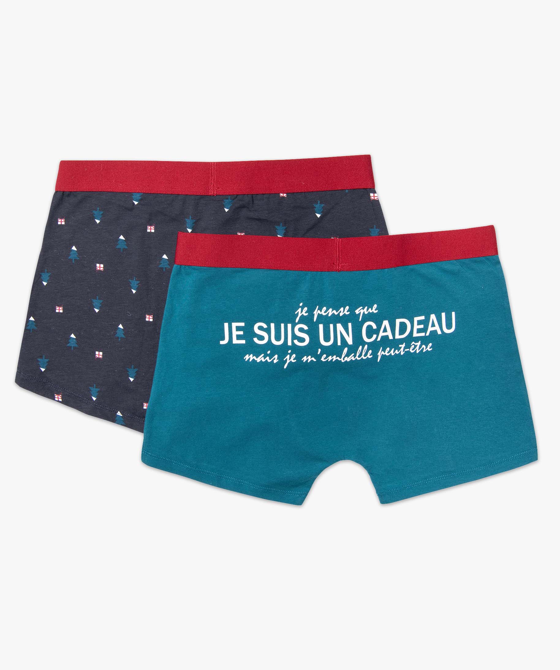 Boxers homme imprimés dans coffret cadeau (lot de 2) imprime | GEMO