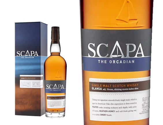 Whisky Scapa Glansa Single Malt 40° Sous étui