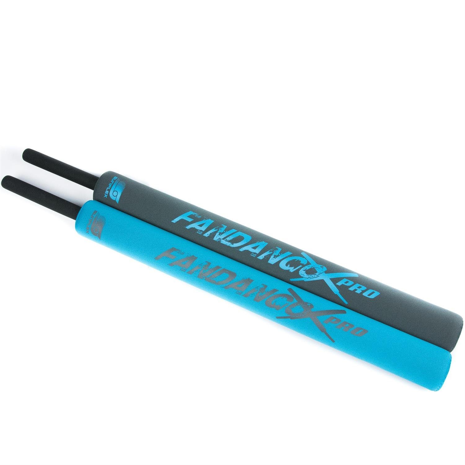 Sunflex Slackline 2 x Fandango Striker Pro grau/türkis
