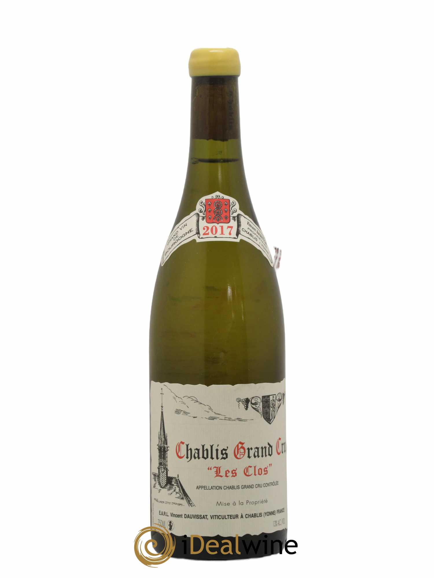 Chablis Grand Cru Les Clos Vincent Dauvissat (Domaine)  2017 - Lot de 1 Bouteille