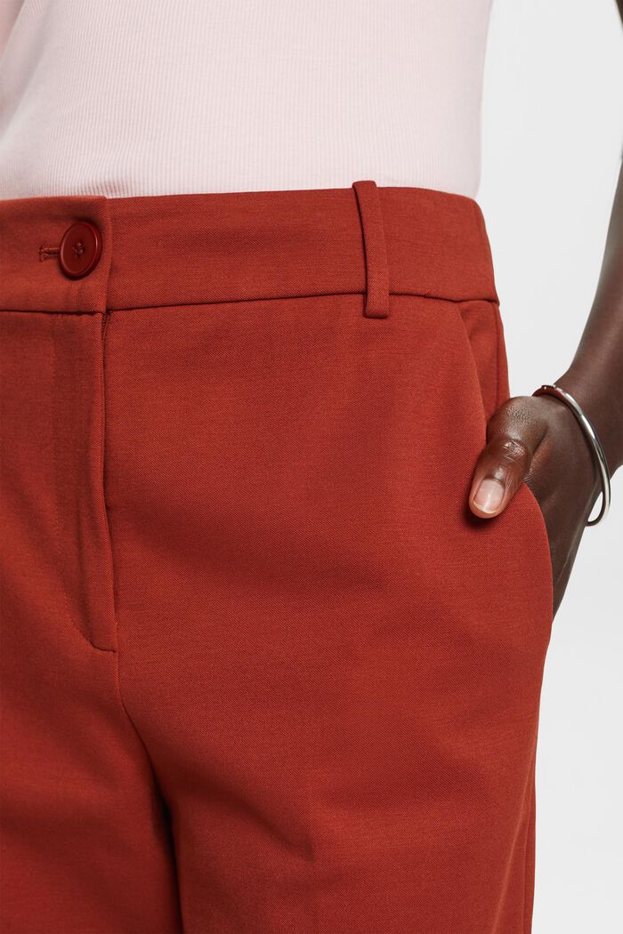 Verkürzte Hose aus Punto-Jersey