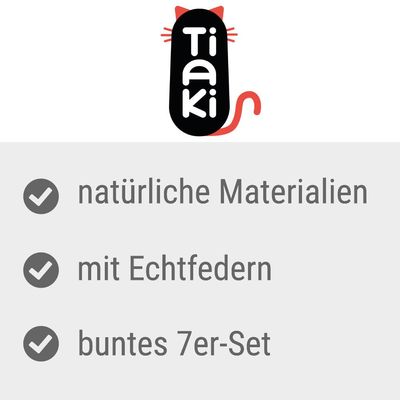 TIAKI Katzenspielzeug-Set Madagascar