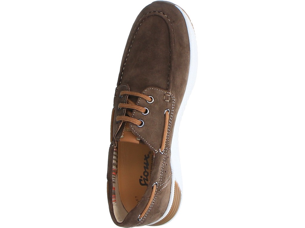 SIOUX Freizeit Schnürer beige Mokrunner-H-003