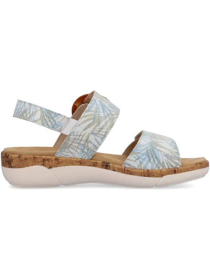 remonte Riemchen Sandalen für Damen in weiß in beige günstig kaufen