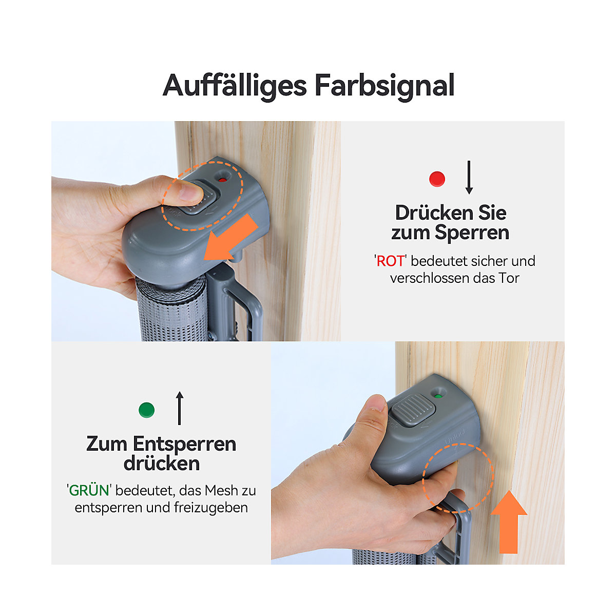 Einziehbare Schutztür Türschutzgitter 0-140cm