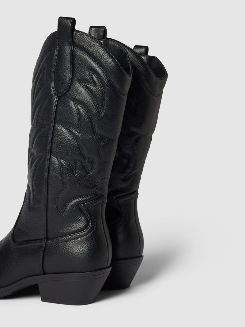 Stiefel im Cowboy-Stil Modell 'BRONCO' in schwarz