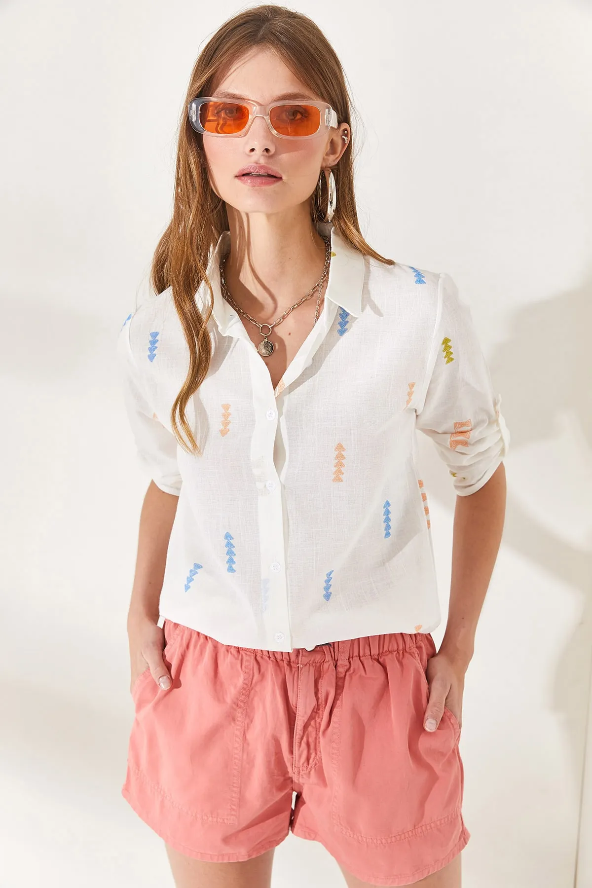 Olalook  Hemd - Weiß - Regular Fit