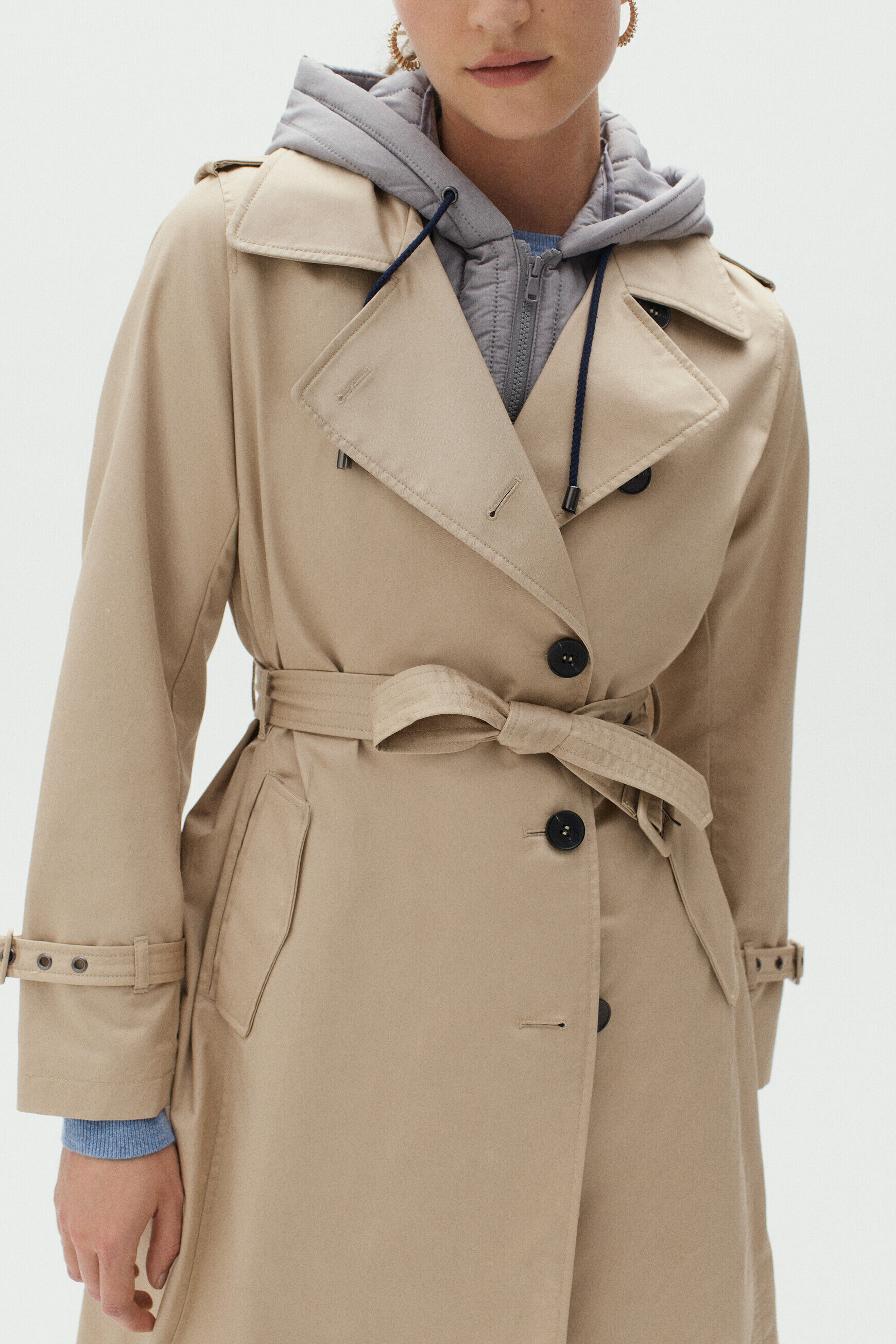 manteau brantome beige femme