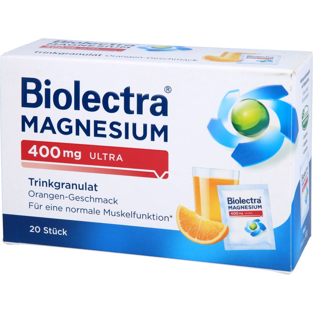 Magnesium 400 mg ultra Trinkgran.Orange