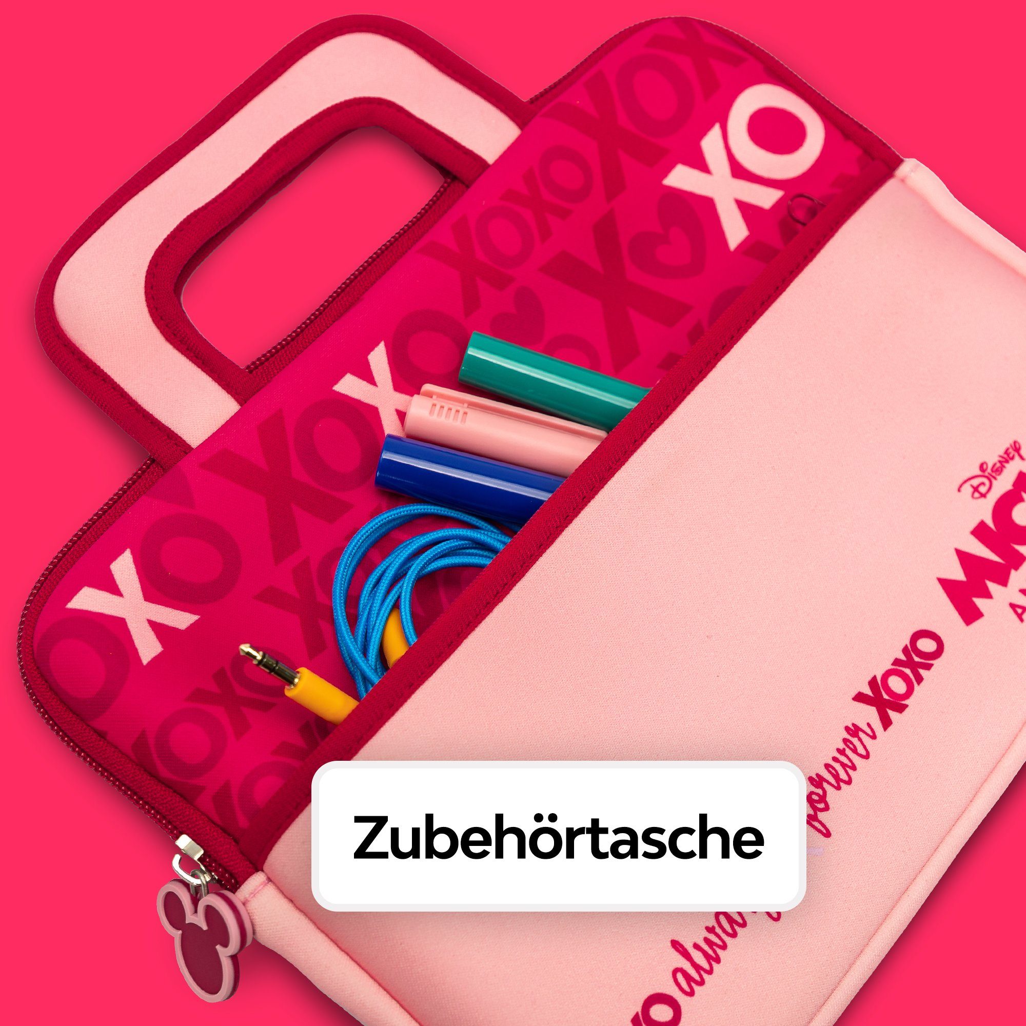 Pebble Gear Tablet-Hülle  Mickey & Minnie Mouse Kinder-Tasche, für Tablets, Spielzeug, Nintendo Switch