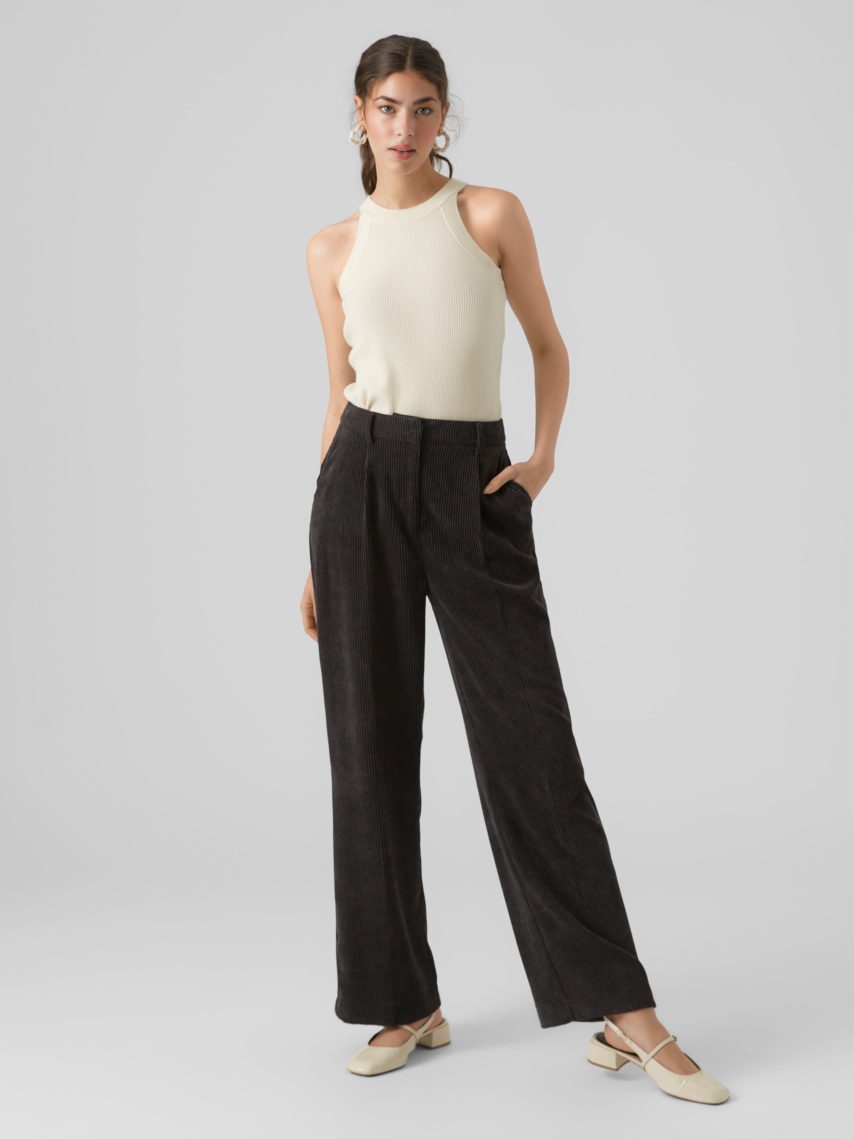 VMESTHER Hohe Taille Hose