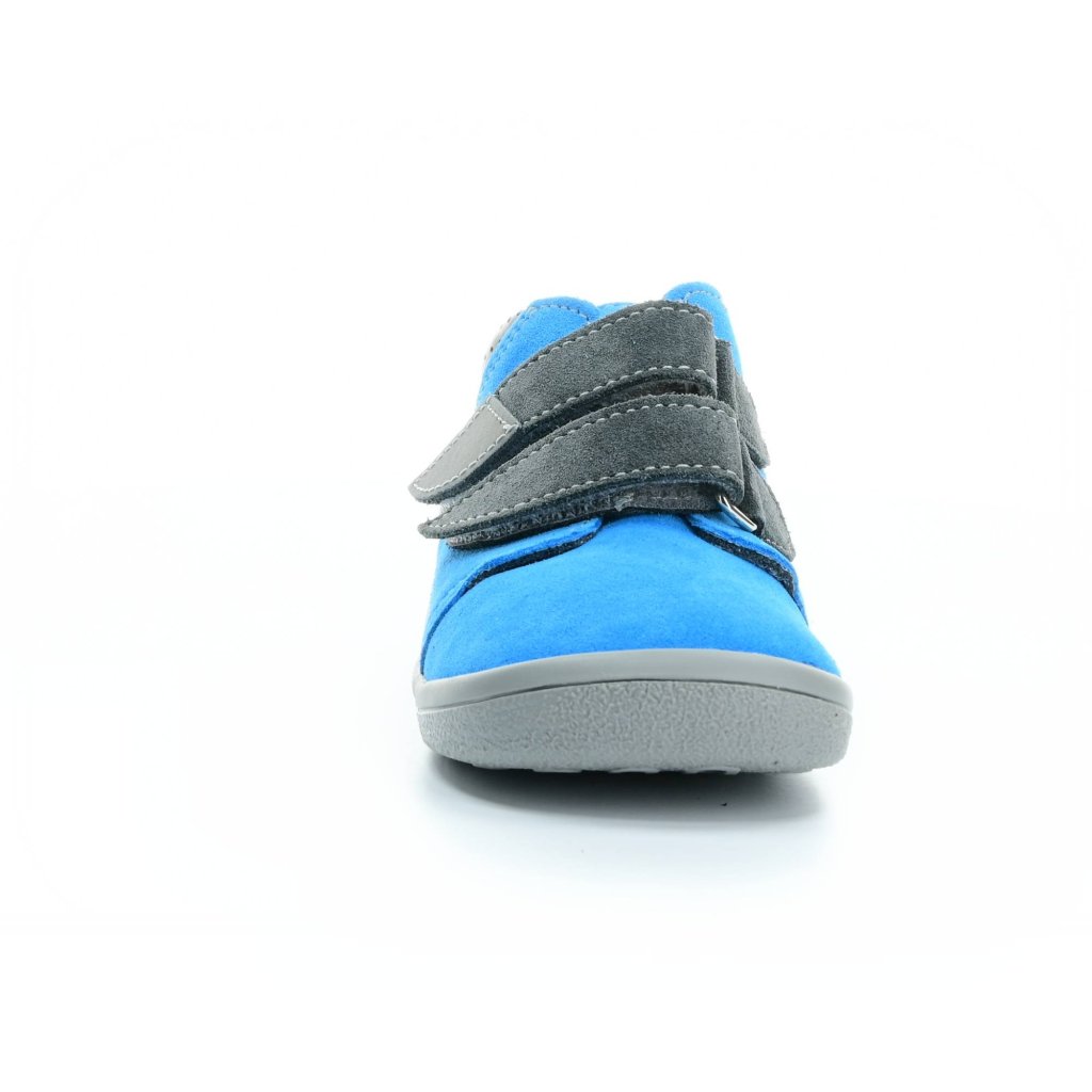 Beda Tom mit Membran (BF 0001/W/M/2) blaue Barfuß-Stiefeletten